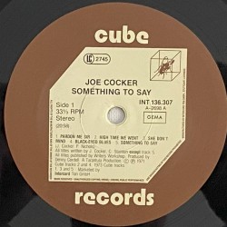 Joe Cocker – Something To Say