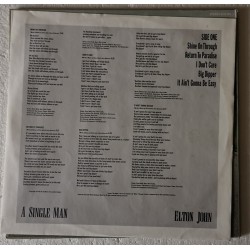 Elton John – A Single Man