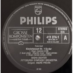 Liszt / Pittsburgh Symphony Orchestra / André Previn / Misha Dichter – Klavierkonzerte