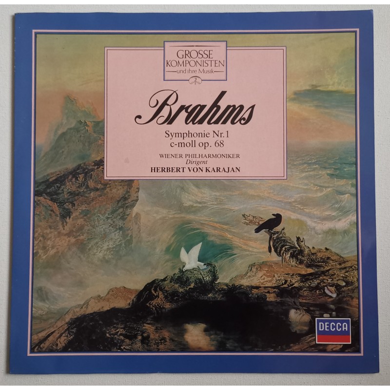 Brahms, Orchestre Philharmonique De Vienne, Herbert von Karajan – Symphonie N°1 En Do Mineur, Opus 68