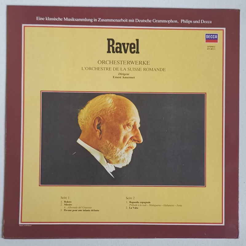 Ravel / L'Orchestre De La Suisse Romande / Ernest Ansermet –