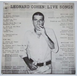 Leonard Cohen – Live Songs